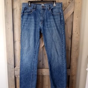 J. CREW - Boot Cut Blue Jeans - Men Size 36 x 32 Actual 36 x 30